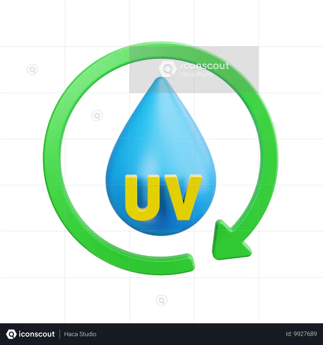 UV  3D Icon