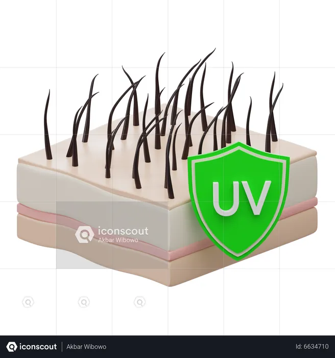 Uv Protection  3D Icon