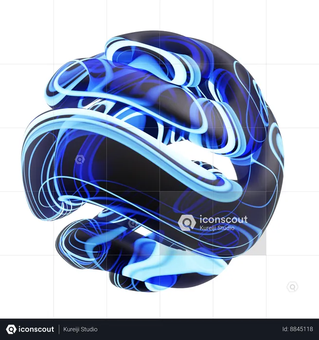 UV Sphere  3D Icon