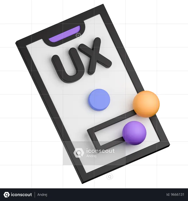 Uxモバイル  3D Icon
