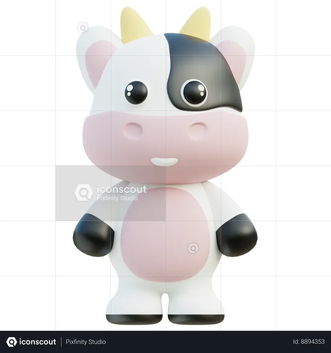 Vaca  3D Icon