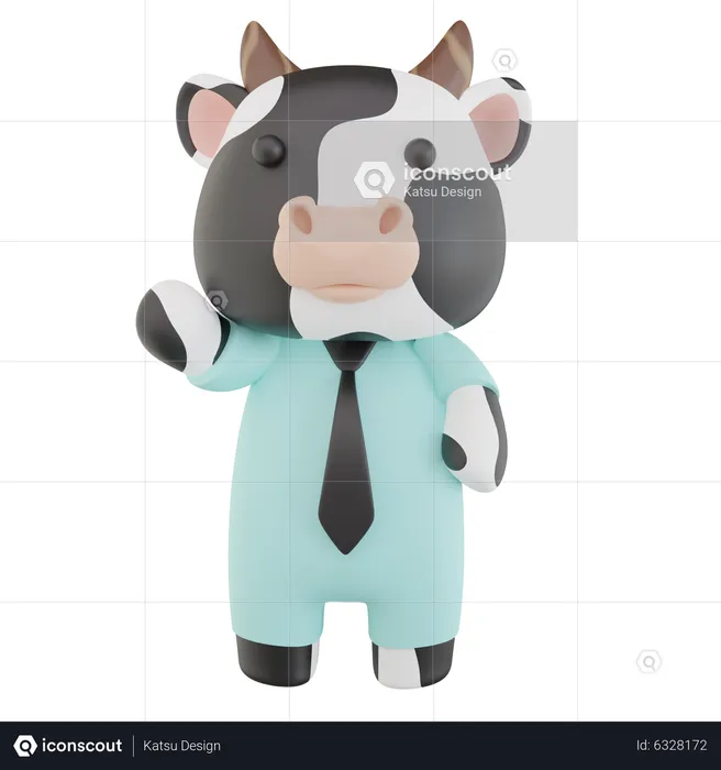 Vaca  3D Icon