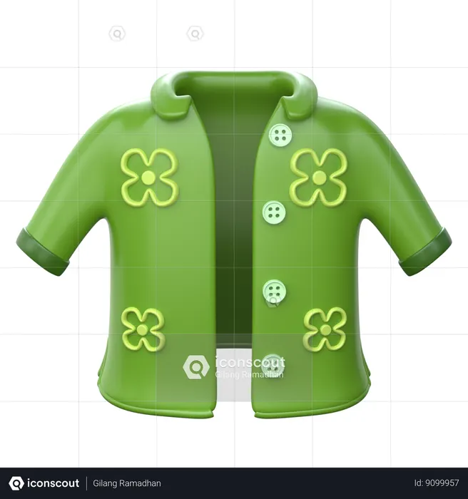 Vacation Wear  3D Icon