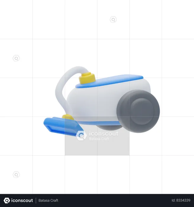 Vacuum Cleaner  3D Icon