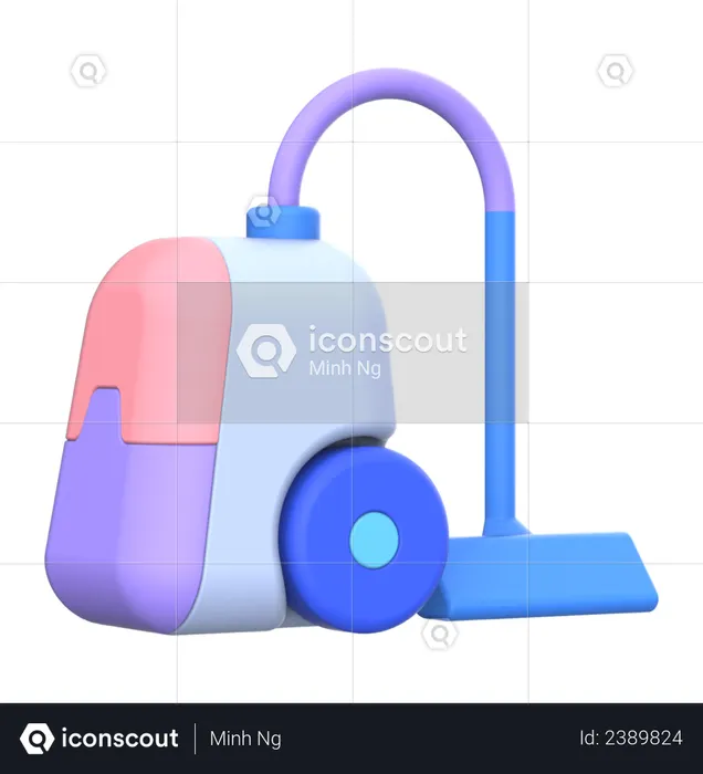 Vacuum cleaner  3D Illustration