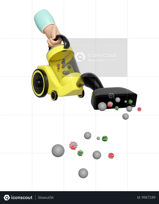 Vacuum cleaner  3D Illustration