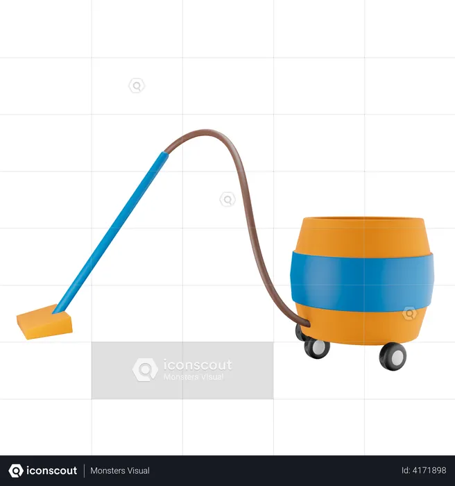 Vacuum cleaner  3D Illustration