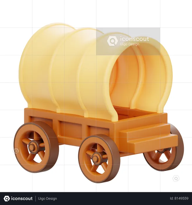 Vagón  3D Icon