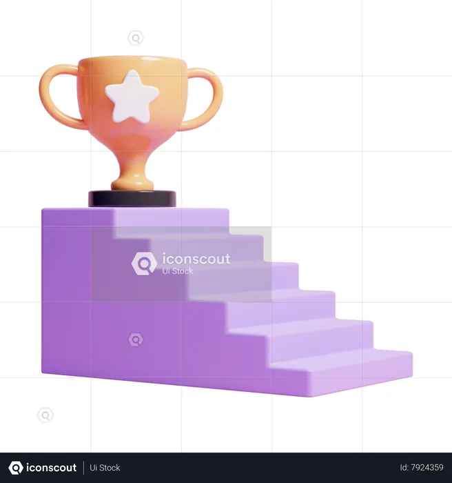 Podium gagnant  3D Icon