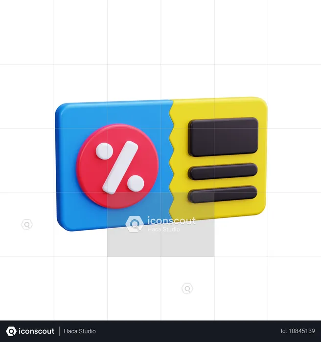 Comprovante  3D Icon