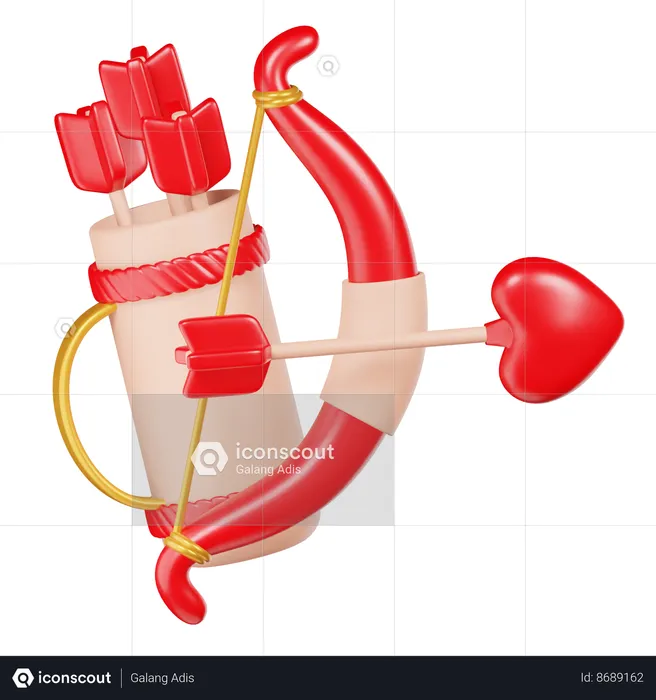 Valentine Bow  3D Icon