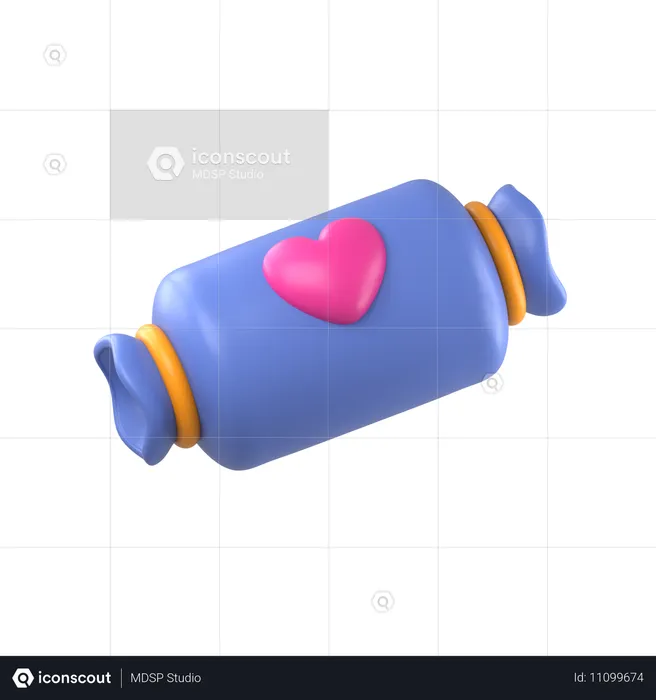 Valentine Candy  3D Icon