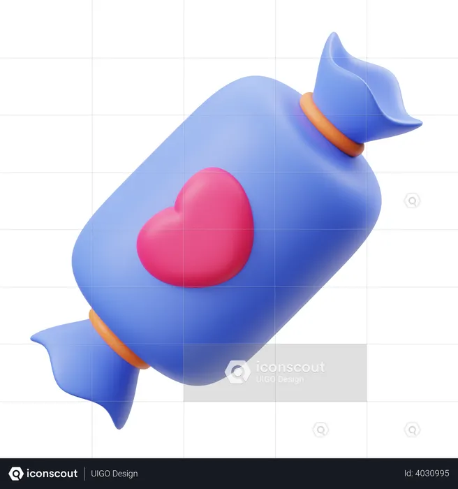Valentine Candy  3D Illustration