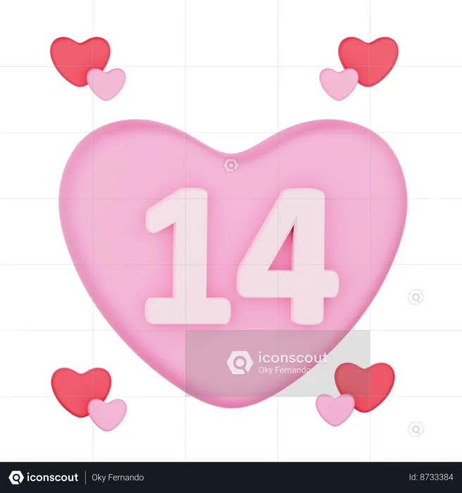 Valentine Day  3D Icon