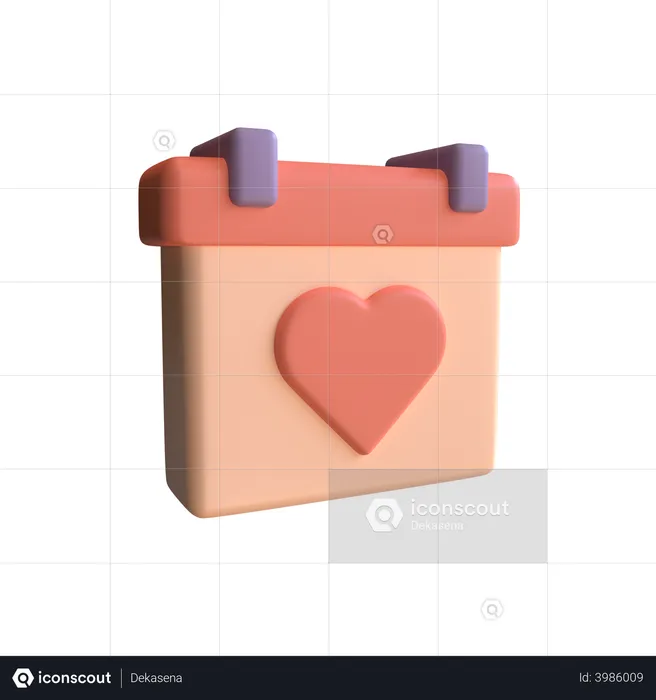Valentine day  3D Illustration