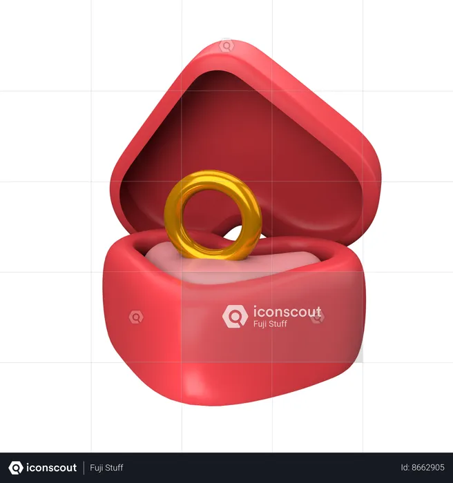 Valentine Ring  3D Icon