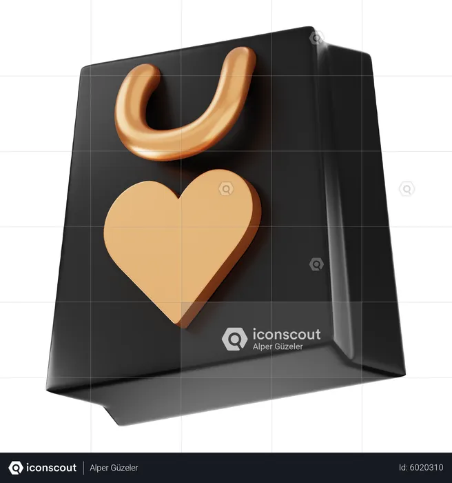 Valentine Shopping  3D Icon