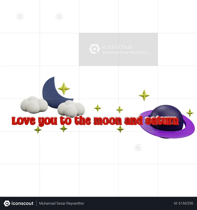 Valentine Sticker  3D Icon