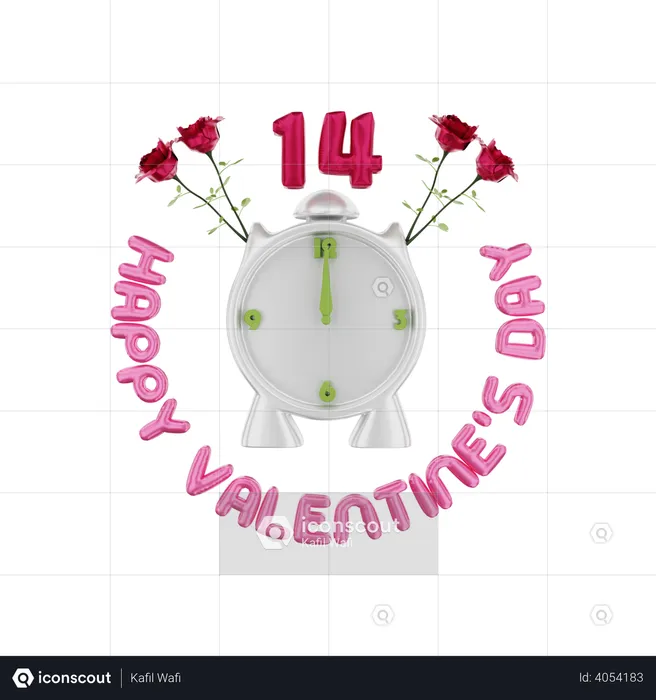 Valentine's day  3D Illustration