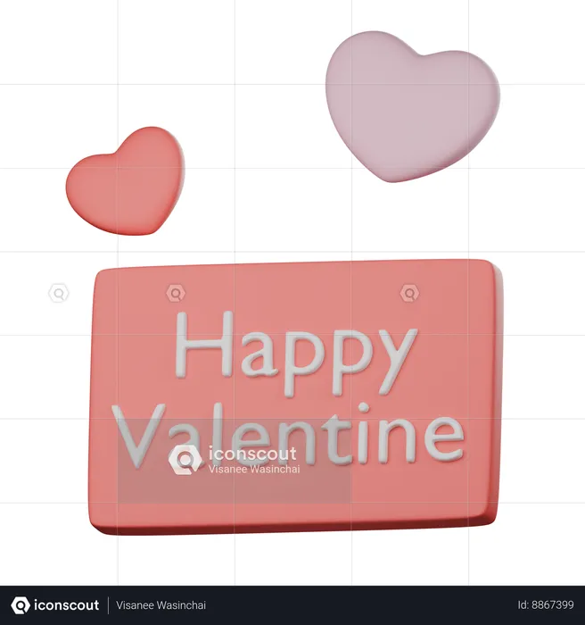 Valentines Day Celebration  3D Icon
