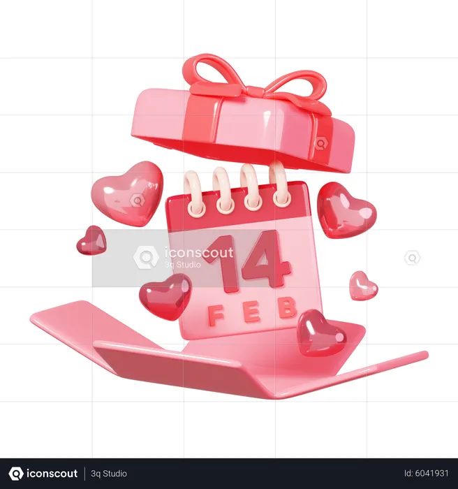 Valentines Day Gift  3D Icon