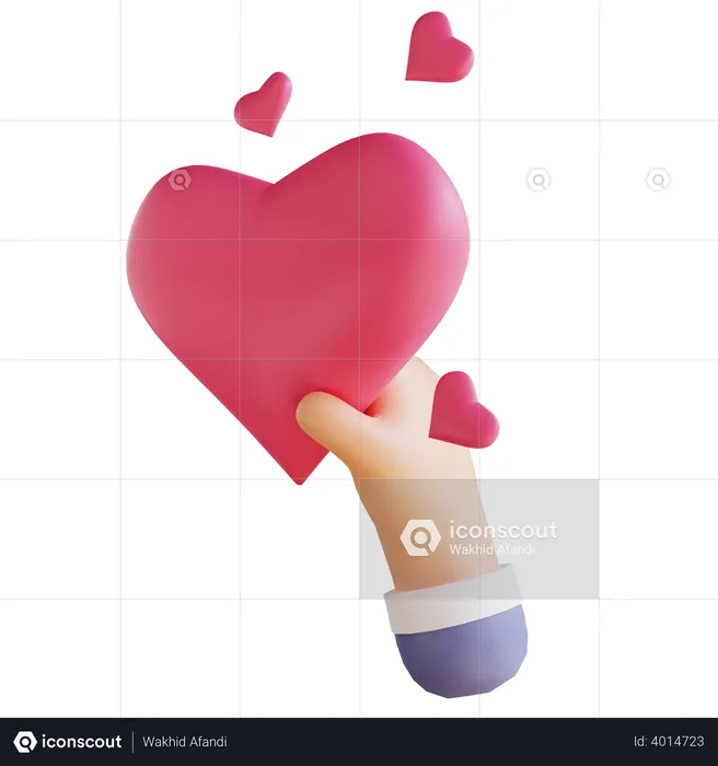 Valentines day heart  3D Illustration