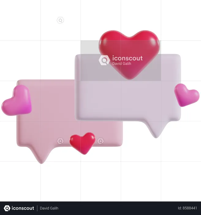 Valentine’s Day Messages  3D Icon