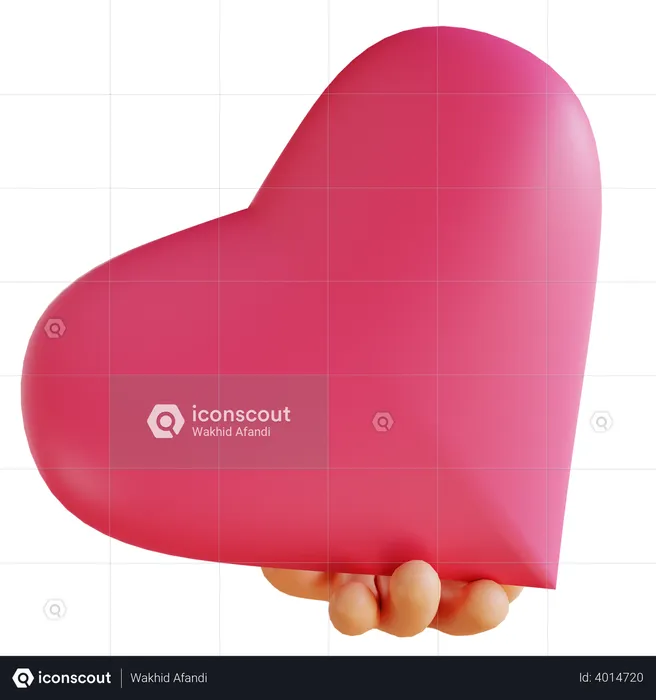 Valentines heart  3D Illustration