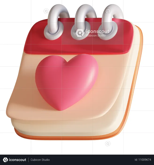 Valentinstag  3D Icon