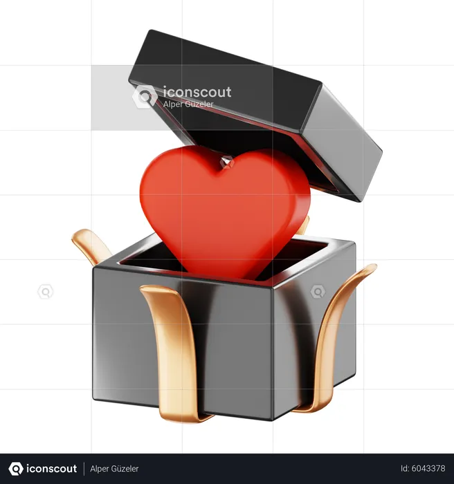 Valentinstagsüberraschung  3D Icon