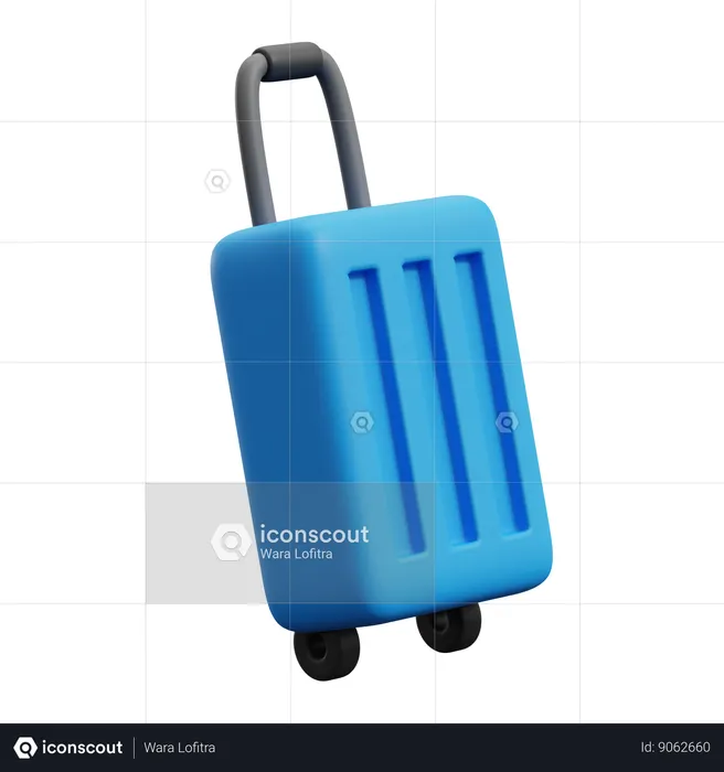 Valise  3D Icon