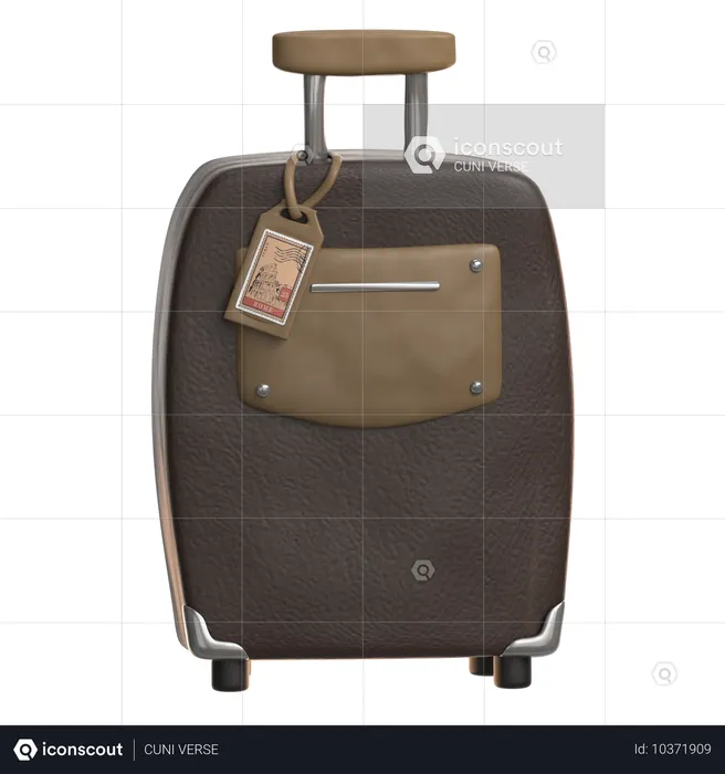 Valise  3D Icon