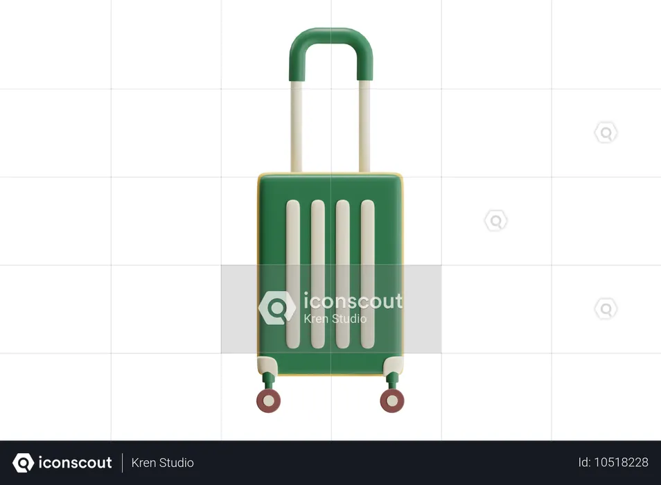 Valise  3D Icon