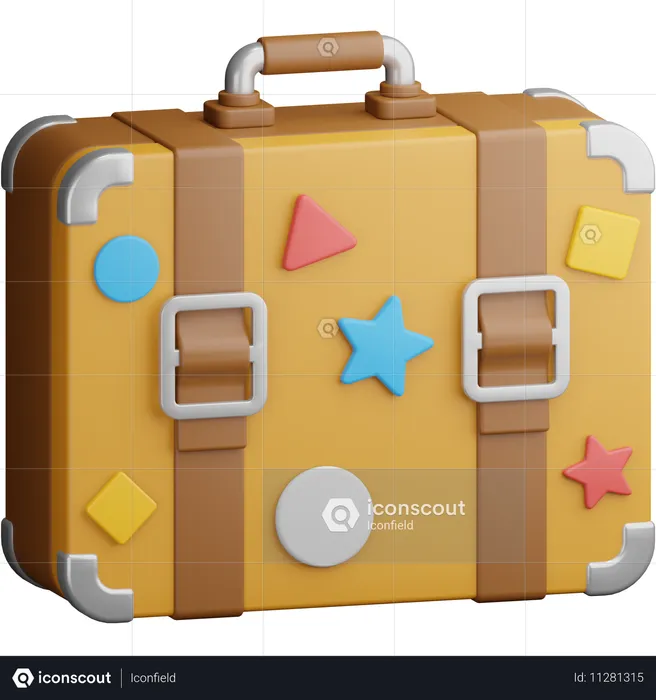 Valise  3D Icon