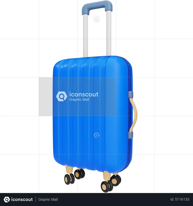 Valise  3D Icon