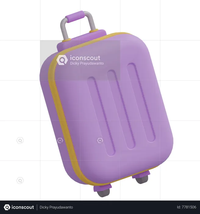 Valise  3D Icon