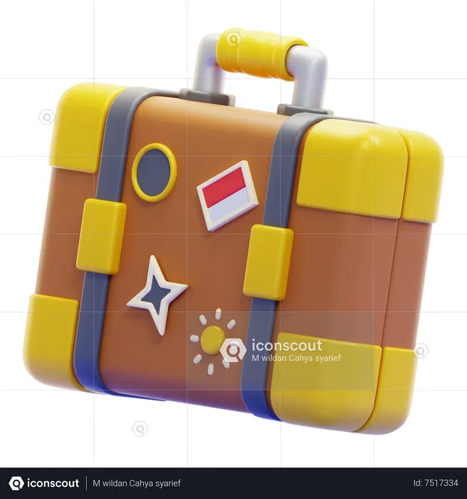 Valise de voyage  3D Icon