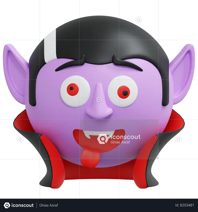 Vampiro loco  3D Icon