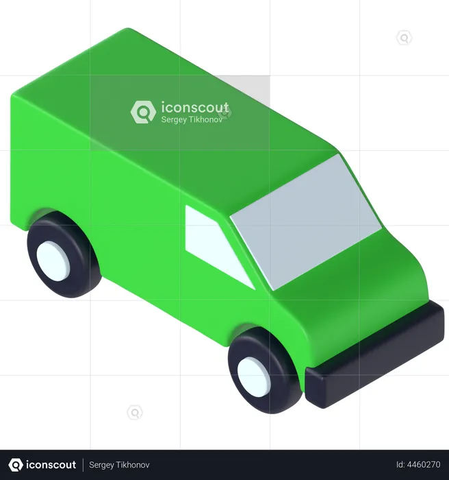 Van  3D Illustration