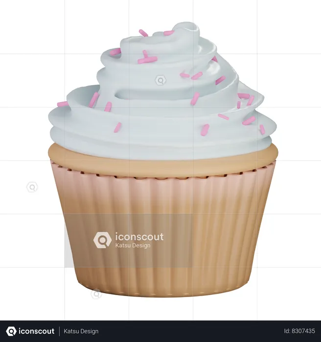 Vanilla Cupcakes  3D Icon