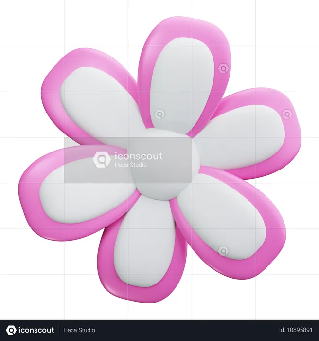 バニラの花  3D Icon