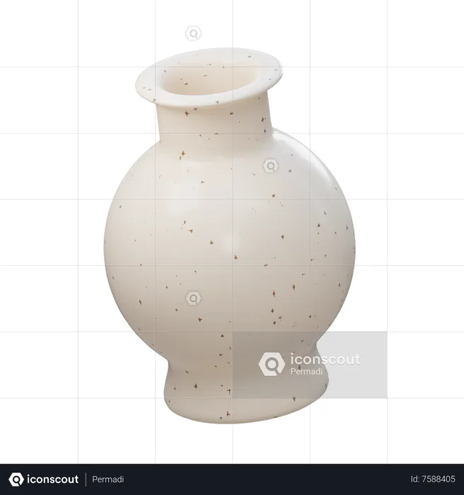 Vase Pot  3D Icon