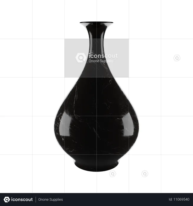 Vase-Stütze  3D Icon