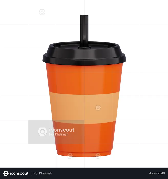 Vaso de cafe  3D Icon