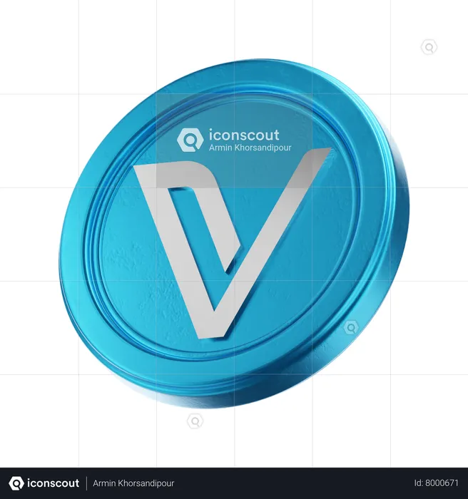 Vechain  3D Icon