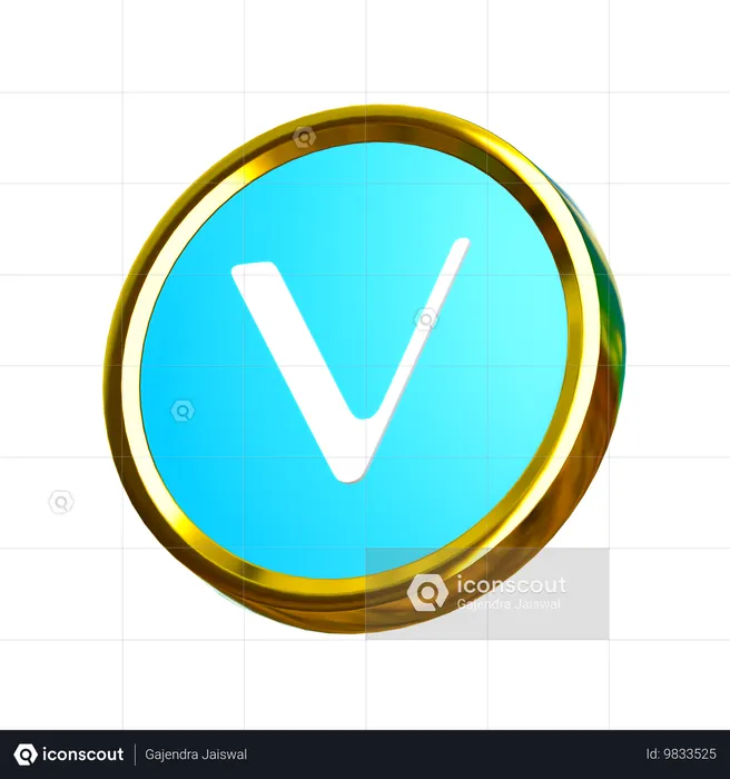 VeChain  3D Icon