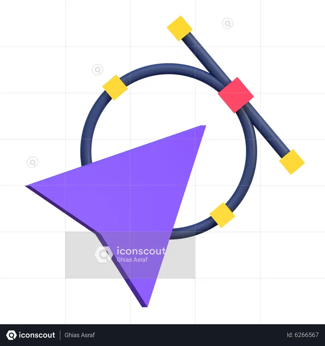 Vecteur de curseur  3D Icon