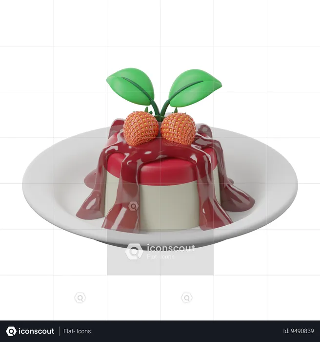 Vegan Desser  3D Icon