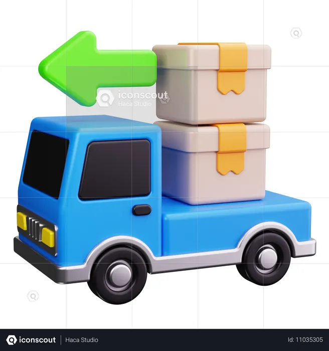 Véhicule de transport  3D Icon