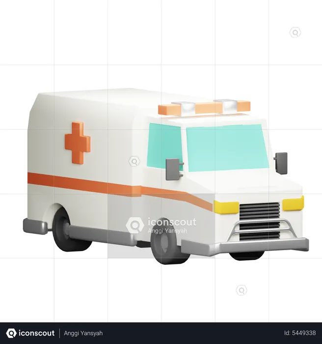 Véhicule d'urgence  3D Icon